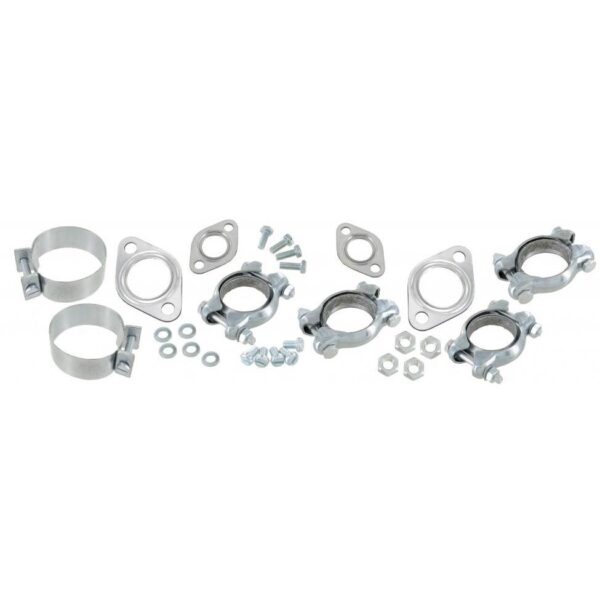 Exhaust muffler and tail pipe mounting kit