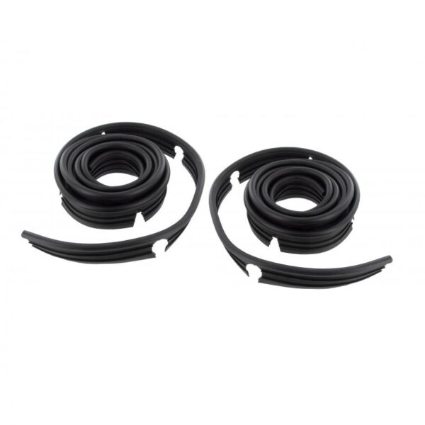 Fender seals black with cutouts B-quality (2 pieces)