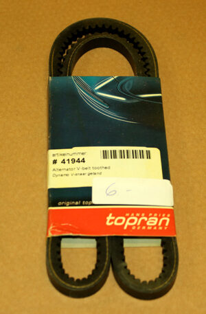 Alternator V-belt toothed
