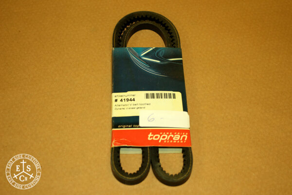 Alternator V-belt toothed