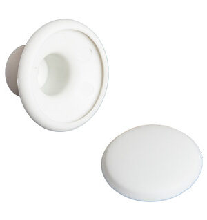 Coat hook cloud white (each)