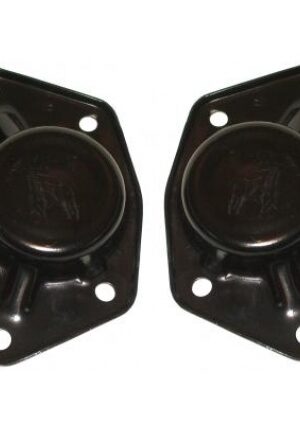 Spring plate caps black (Per Pair)