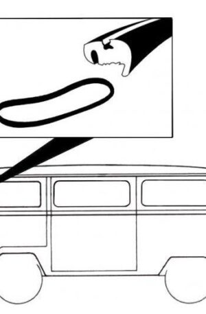 Cal-look front window seal