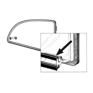 Pop-out seal between frame and glass (Per Pair)